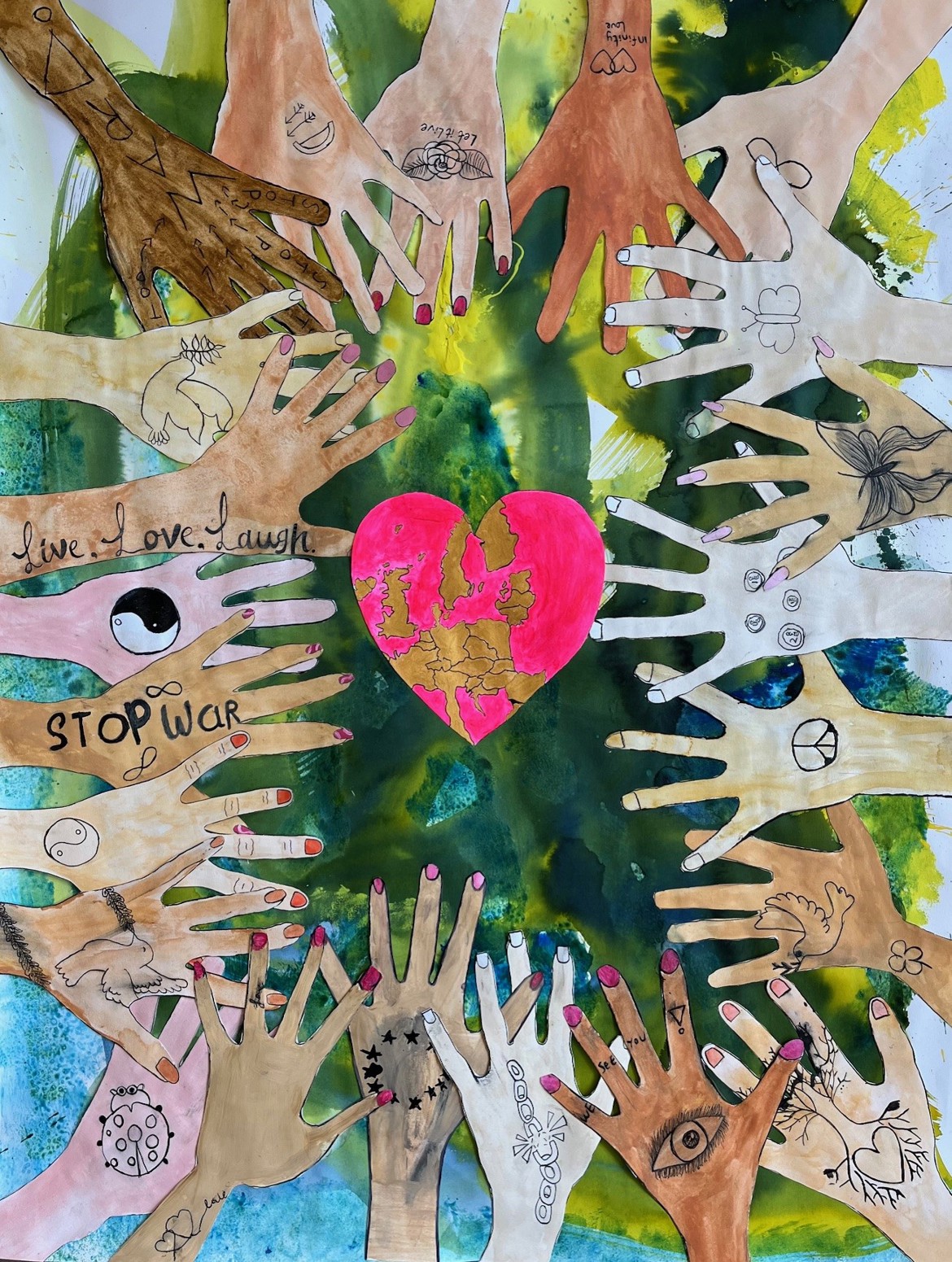 Kunstwerk 'Strong Together'zk3a